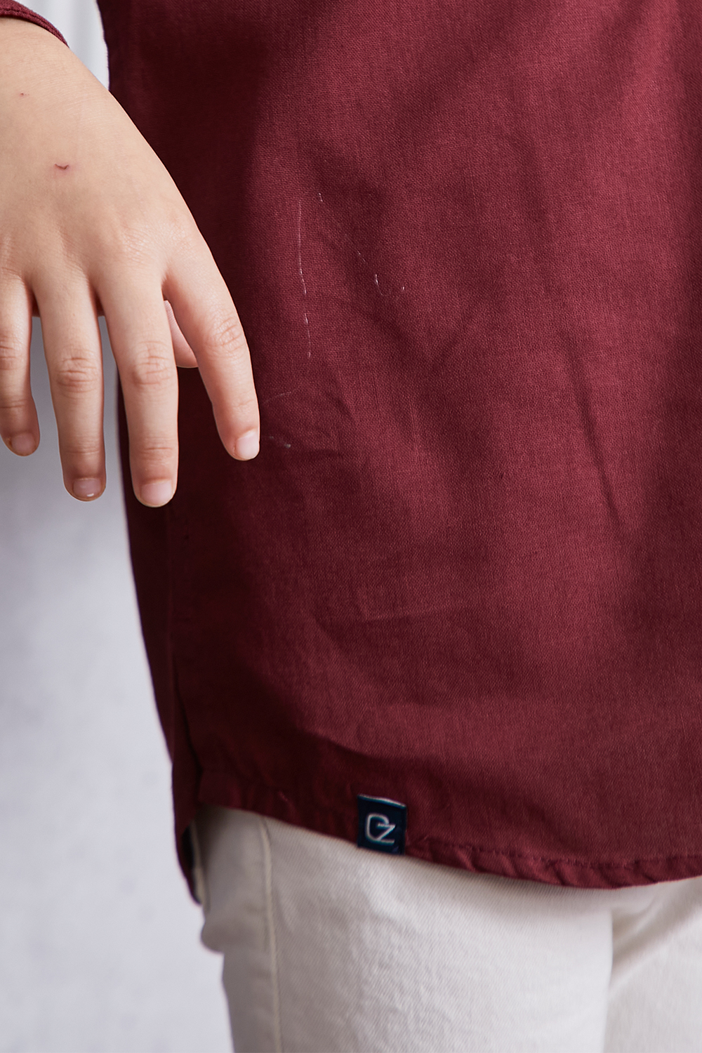 Kurta Fahd Kids - Maroon